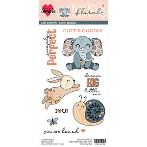 Floral Baby - Collection Stamp - Land Babies