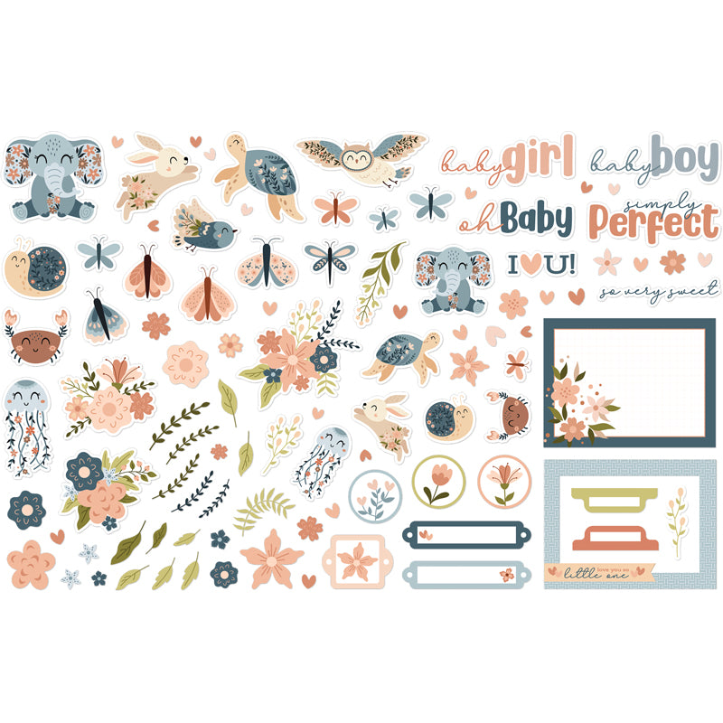 Floral Baby - Die Cut Pieces - Floral Baby