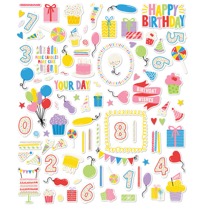 Happy Birthday - Die Cut Pieces