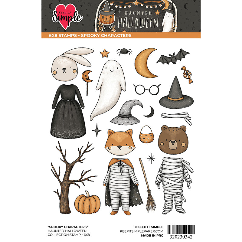 Haunted Halloween - Collection Stamp - Spooky Characters