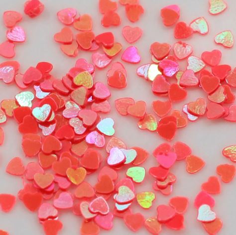 Sequins - Heart Shaped - Punch