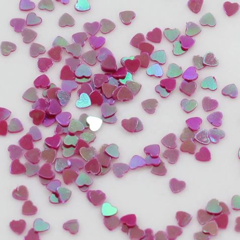 Sequins - Heart Shaped - Jam