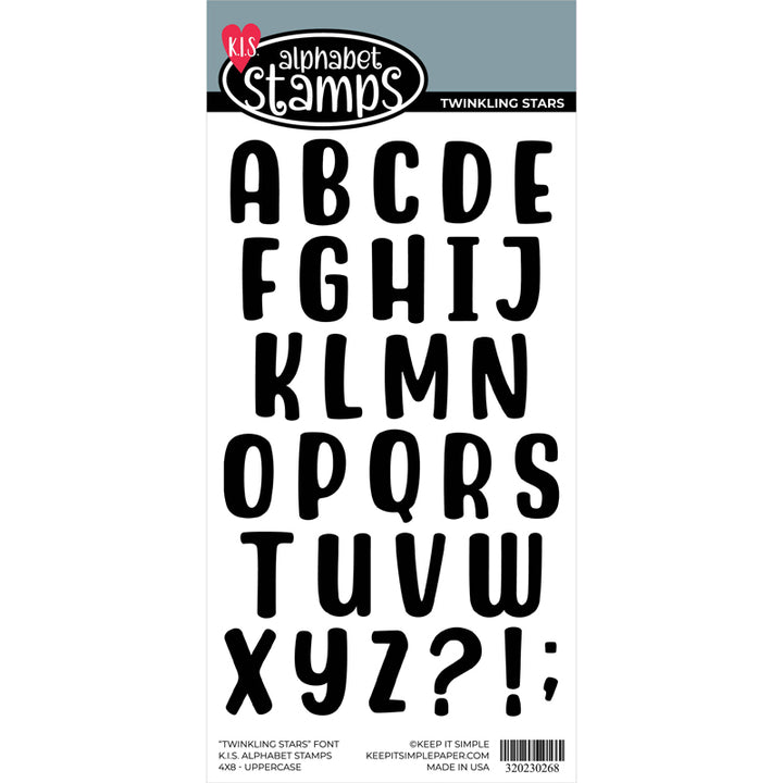Alphabet Stamp - Twinkling Stars