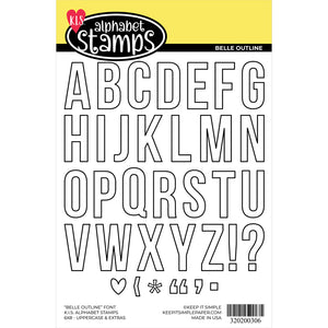 Alphabet Stamp - 6x8 - Belle