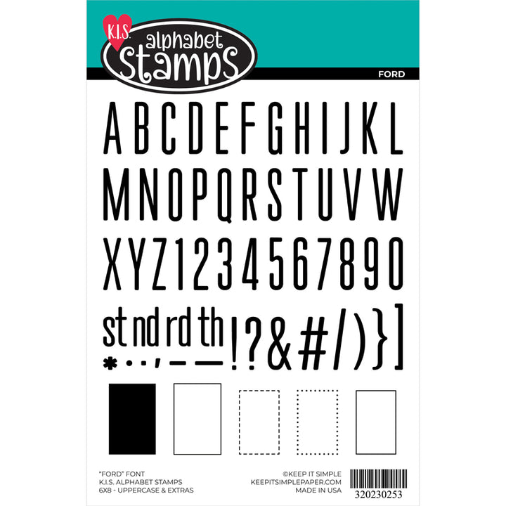 Alphabet Stamp - Ford