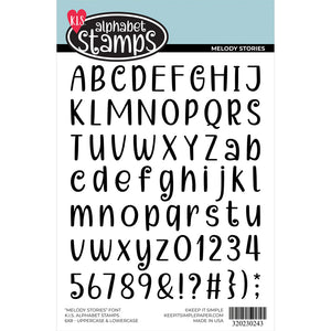 Alphabet Stamp - 6x8 - Melody Stories