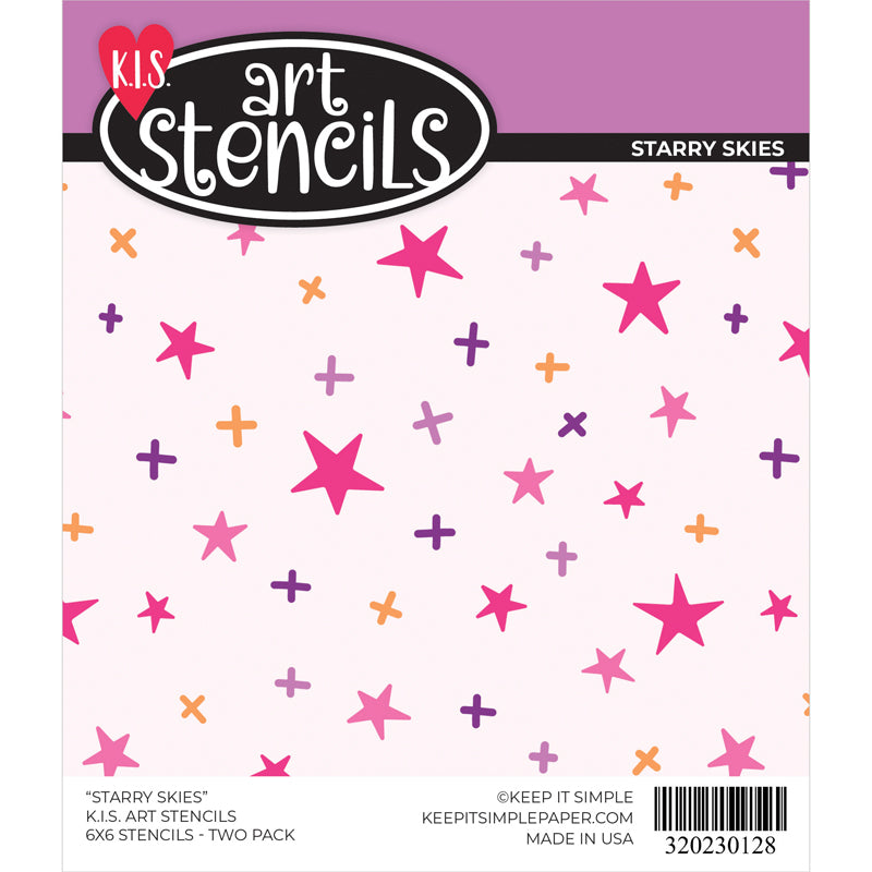 Stencil - Starry Skies