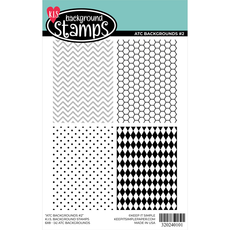 ATC Backgrounds #2 – 6×8 Background Stamp Set
