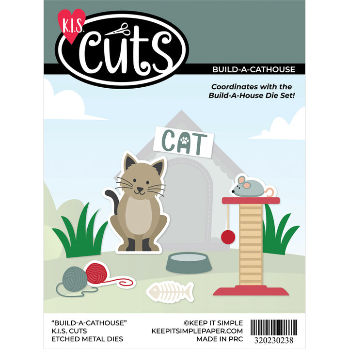 KIS Cuts - Metal Die - Build-A-Cathouse