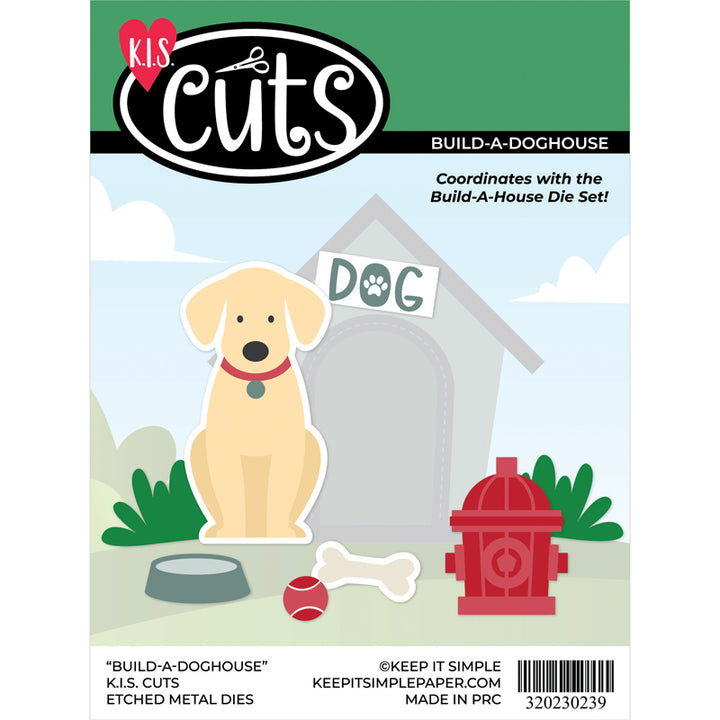 KIS Cuts - Metal Die - Build-A-Doghouse