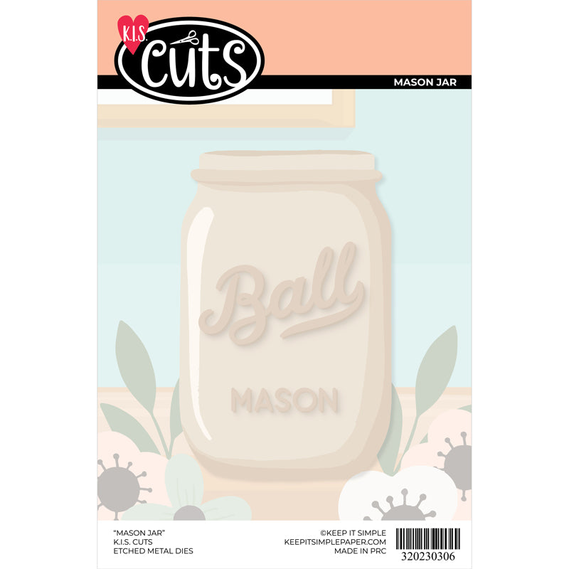 KIS Cuts - Metal Die - Mason Jar
