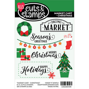 Market Cart – Christmas - Cuts & Stamps