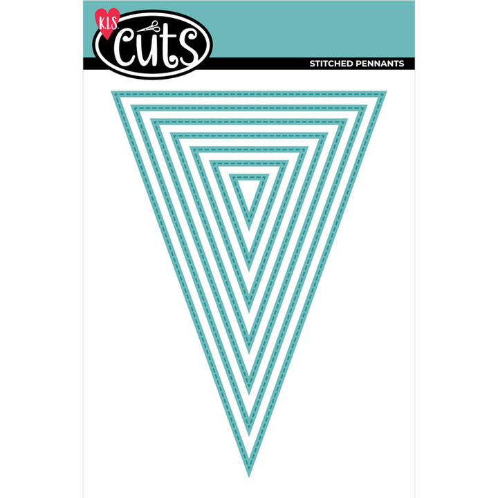 Back to Basics - Metal Die - Stitched Pennants