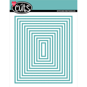 Back To Basics - Metal Die - Nested Stitched Rectangles - New Bigger Sizes