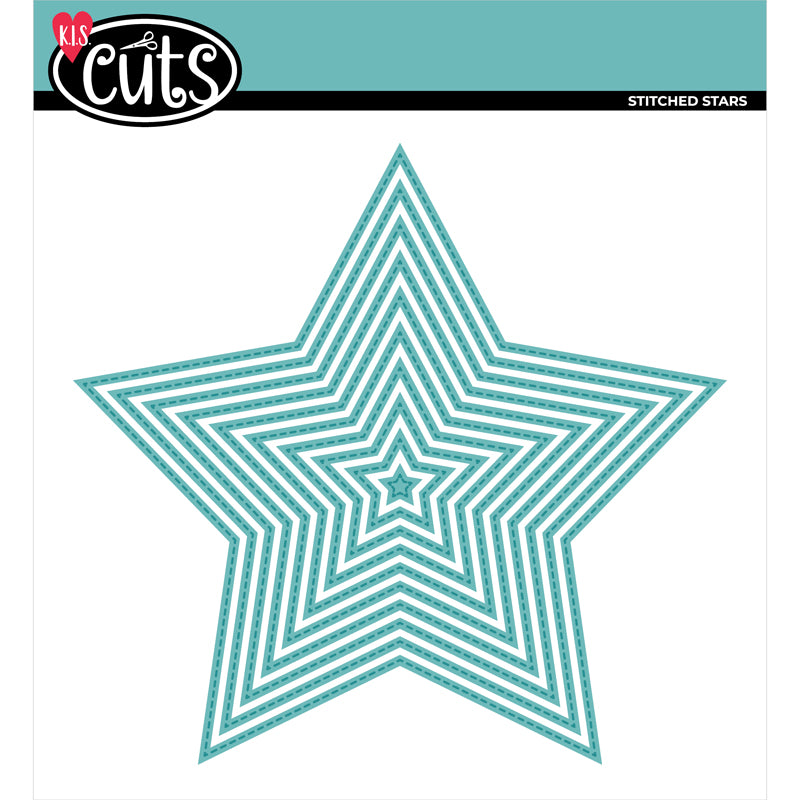 Back to Basics - Metal Die - Nested Stitched Stars