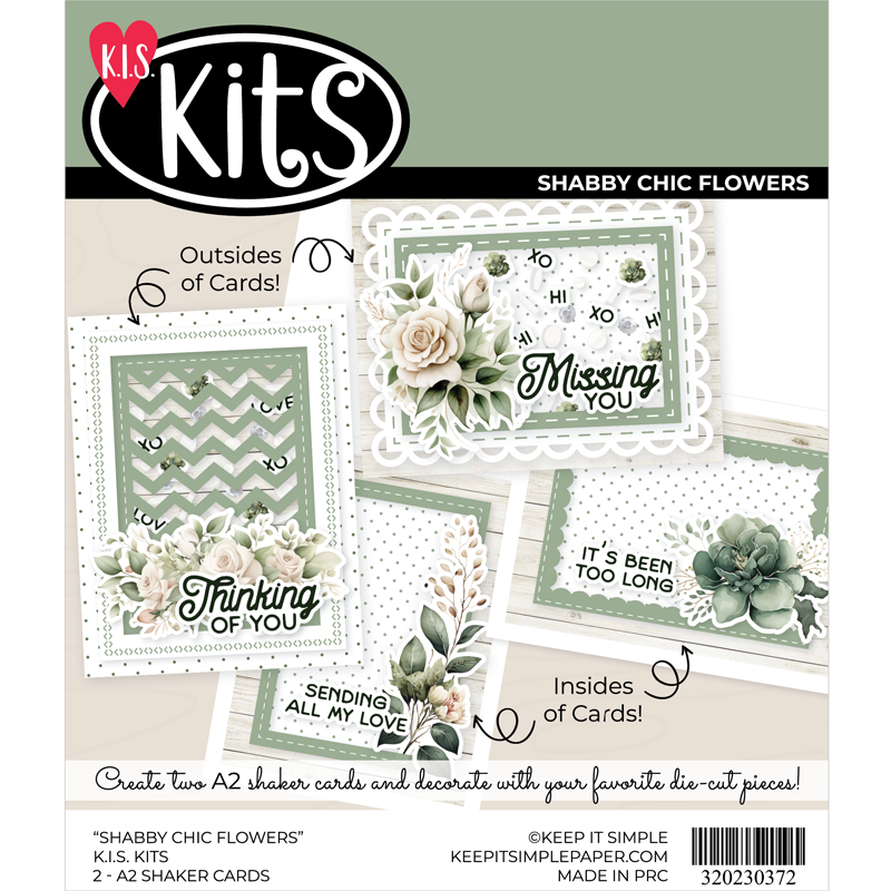 Shaker Kit - Shabby Chic Flowers