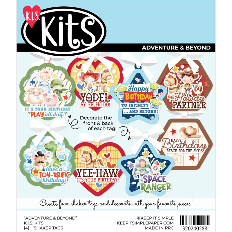 KIS Kits - Adventure & Beyond Shaker Tags Kit