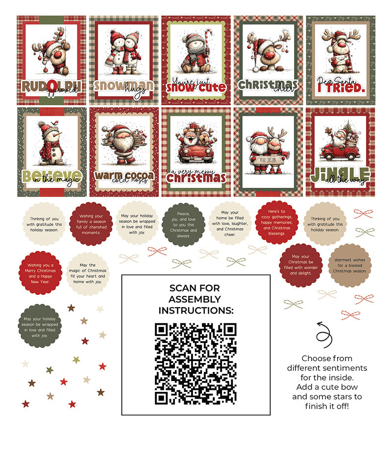 KIS Kits - Jingle All the Way Christmas - 10 Cards Kit