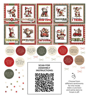 KIS Kits - Jingle All the Way Christmas - 10 Cards Kit