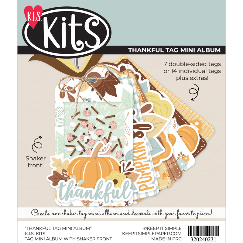 Shaker Kit - Thankful Tag Mini Album