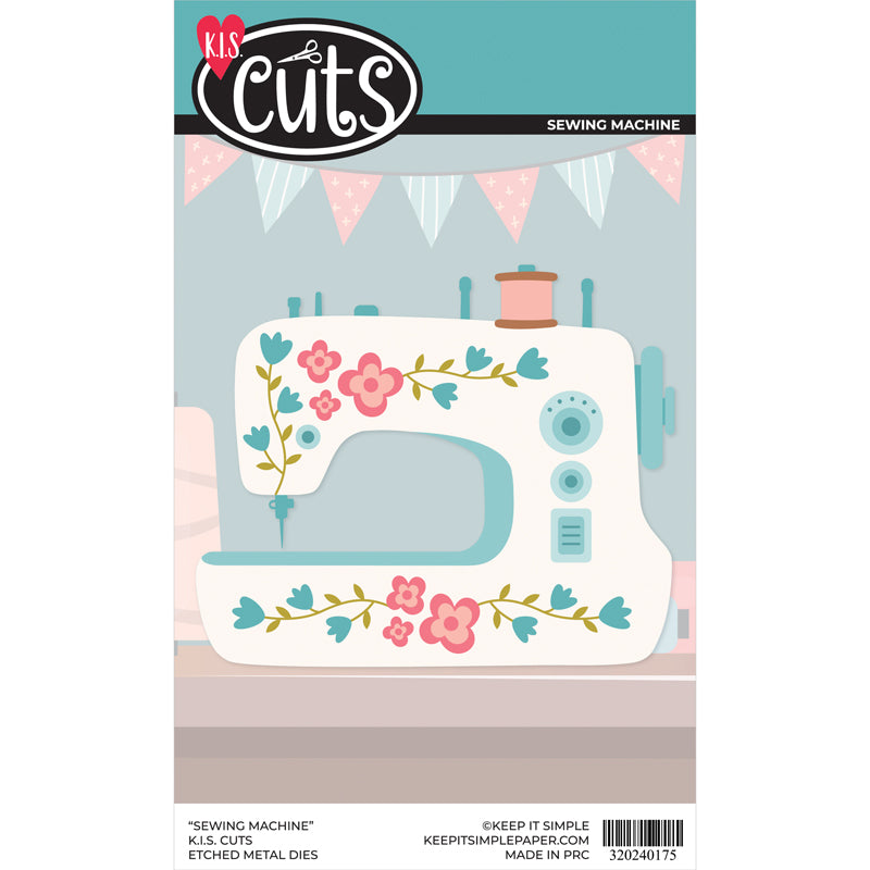 KIS Cuts - Metal Shaped Die - Sewing Machine