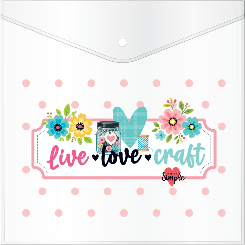 Paper Keepers - Live, Love, Craft - - 12.6" x 12.6" - 3 Pack