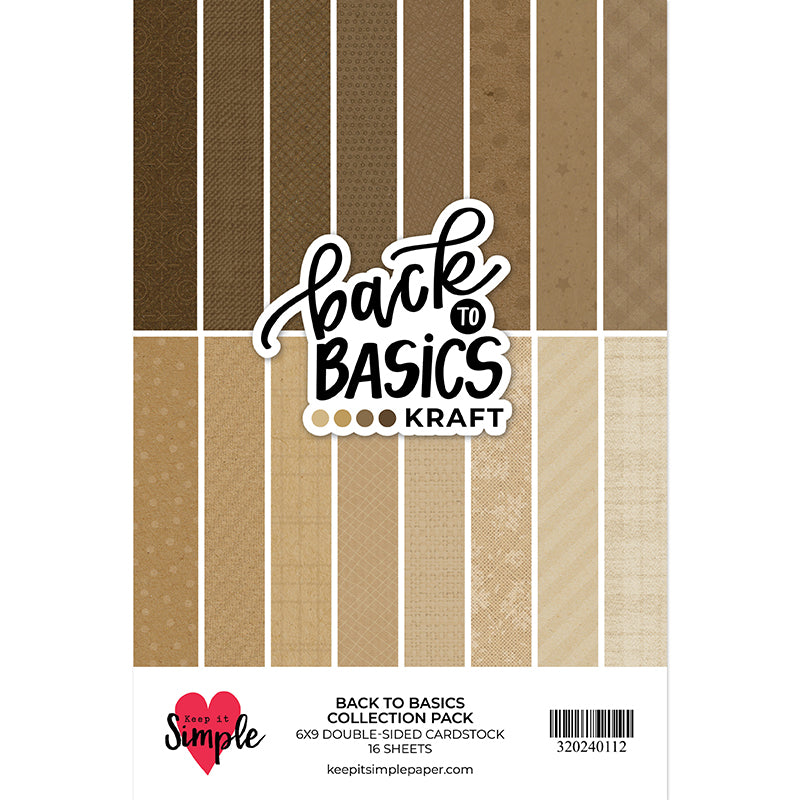 Back To Basics - 6x9 Paper - Kraft