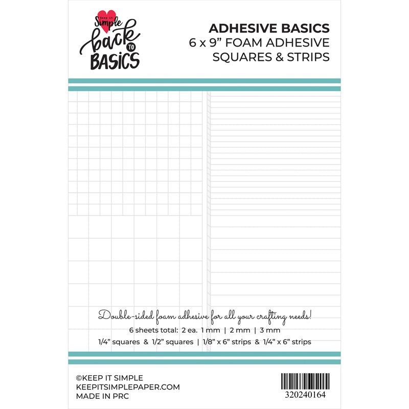 Adhesive Basics - Squares & Strips
