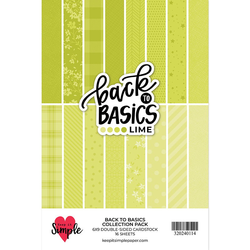 Back To Basics - 6x9 Paper - Lime