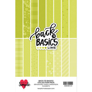 Back To Basics - 6x9 Paper - Lime