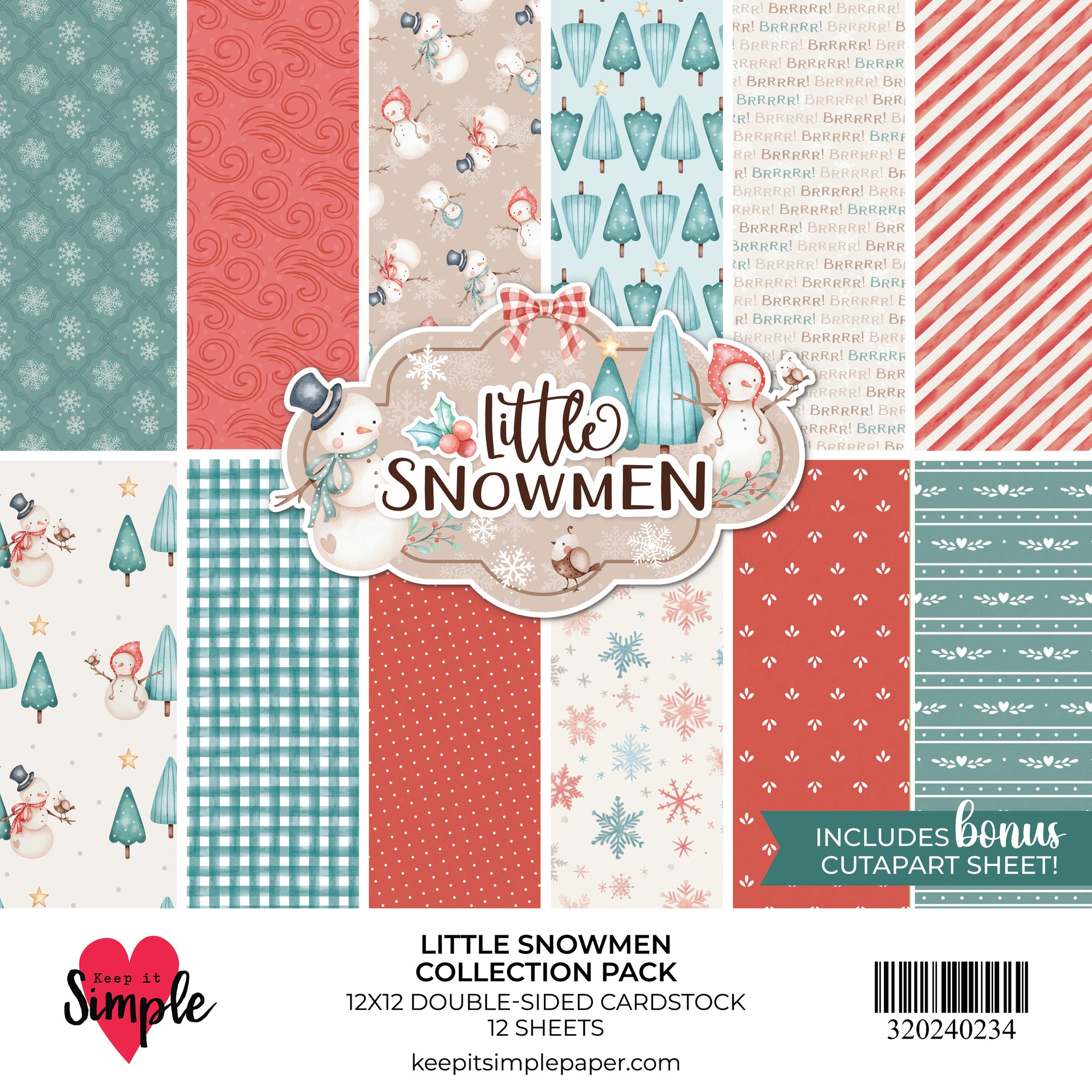 Little Snowmen - Collection Pack - 12x12