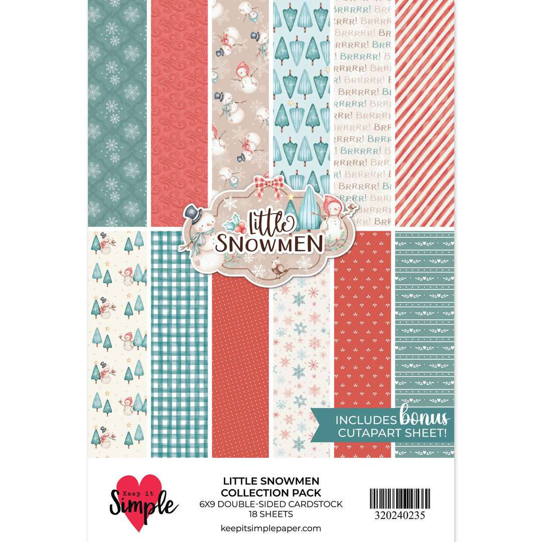 Little Snowmen  - Collection Pack - 6x9