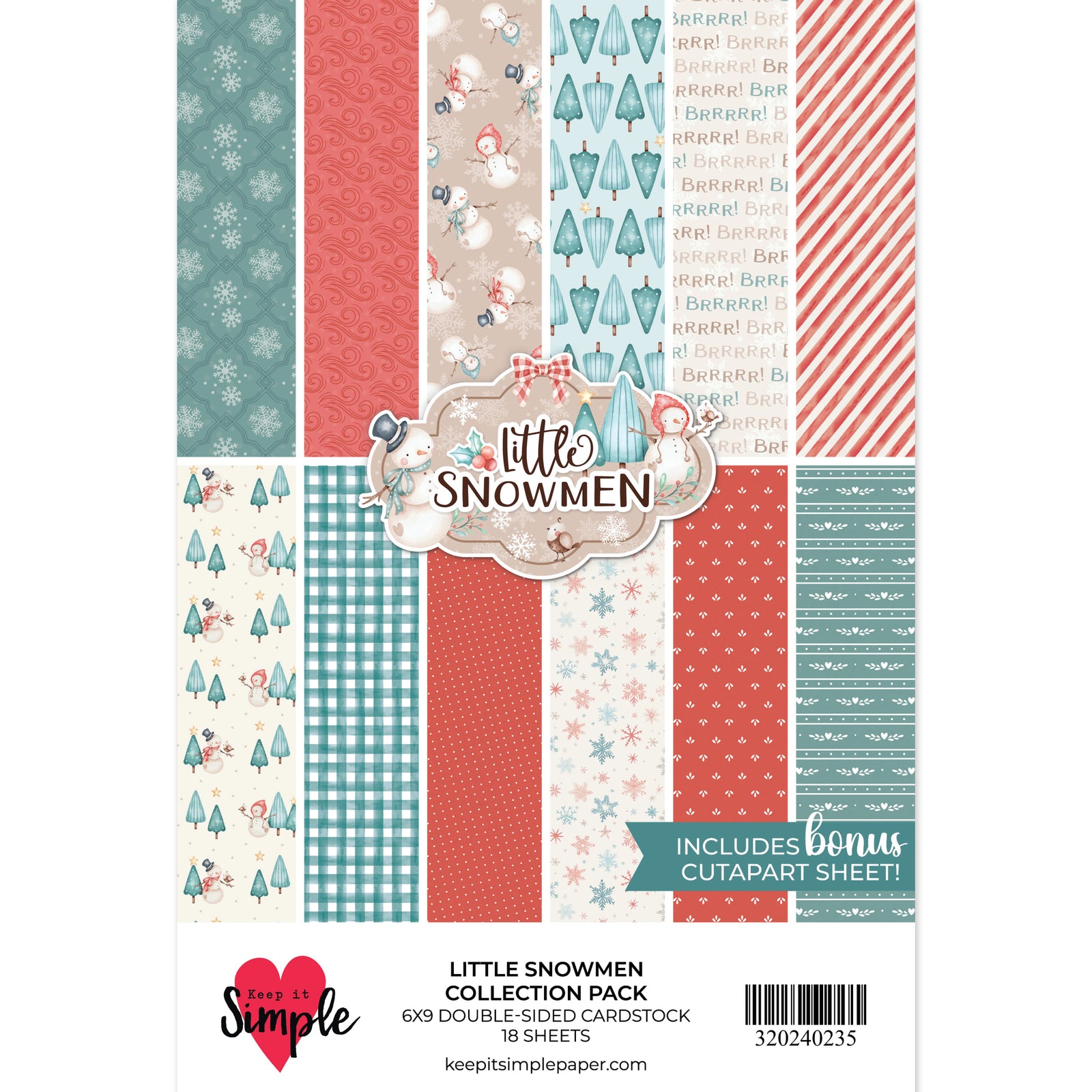 Little Snowmen  - Collection Pack - 6x9