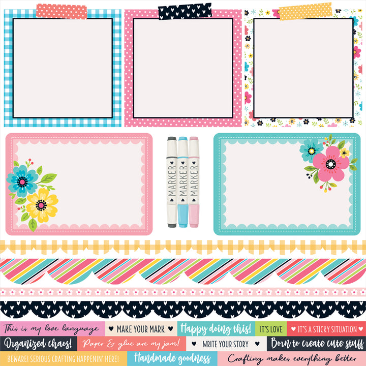 Live, Love, Craft Collection Pack – 12x12