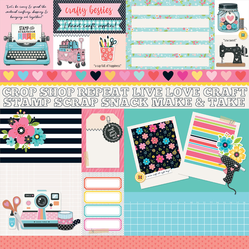 Live, Love, Craft Flipsides Pack – 12x12