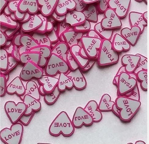 Polymer Clay - Love Hearts