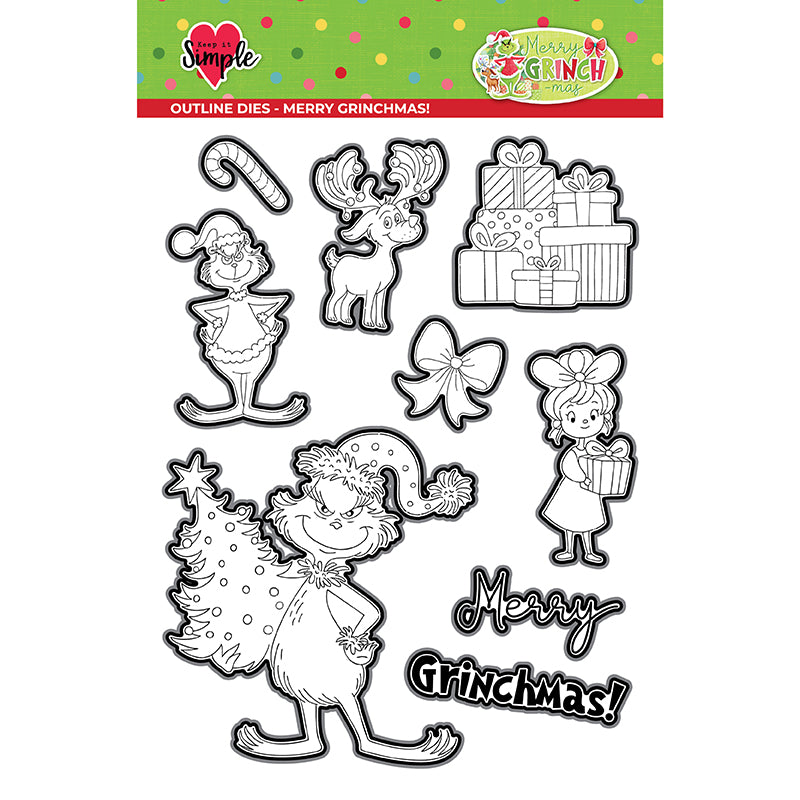 Merry Grinchmas Outline Dies - Releases September 18th
