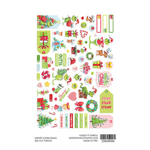 Merry Grinchmas Die Cut Pieces - Releases September 18th