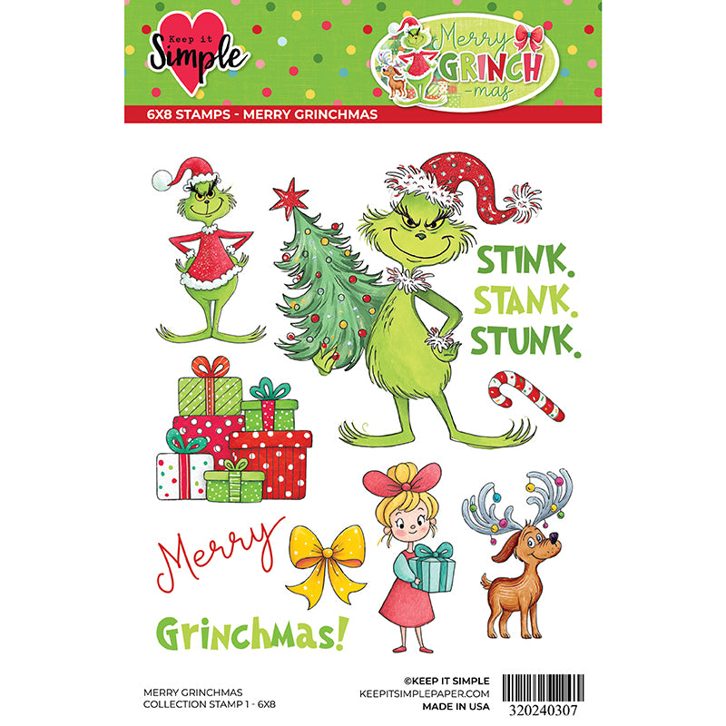 Merry Grinchmas - 6x8 Stamp - Releases September 18th