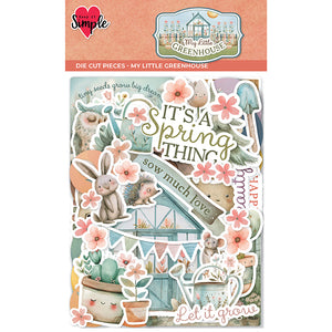 My Little Greenhouse - Die Cut Pieces