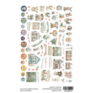 My Little Greenhouse - Die Cut Pieces