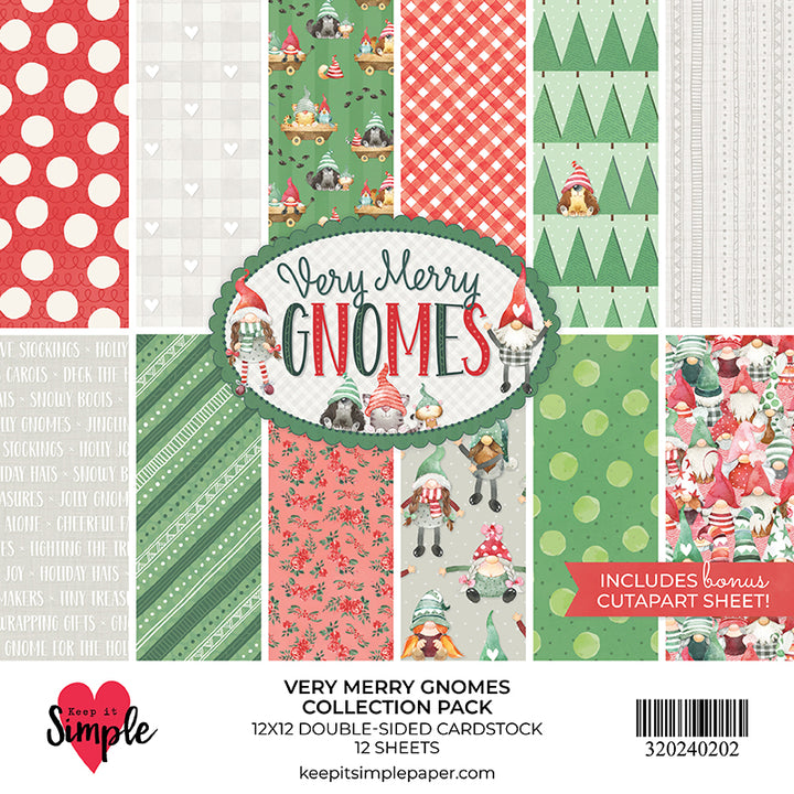 Very Merry Gnome - Collection Pack - 12x12