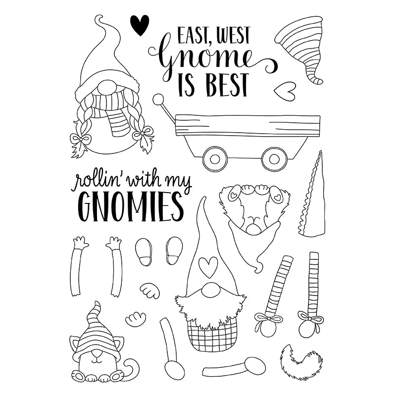 Very Merry Gnomes - Collection Stamp