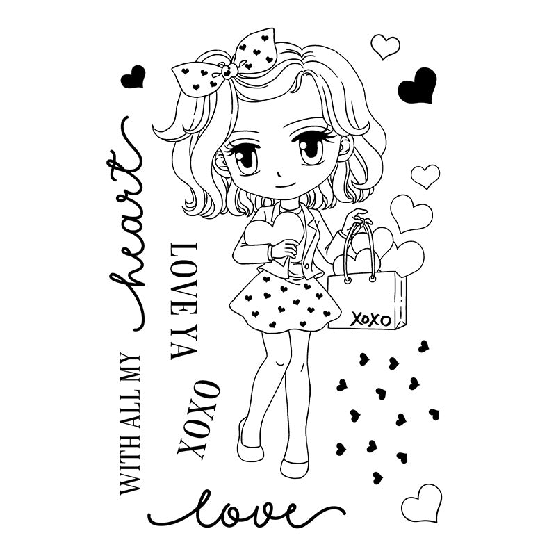 Art By Mi Ran - Stamp - All Of My Heart