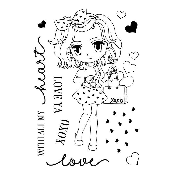 Art By Mi Ran - Stamp - All Of My Heart