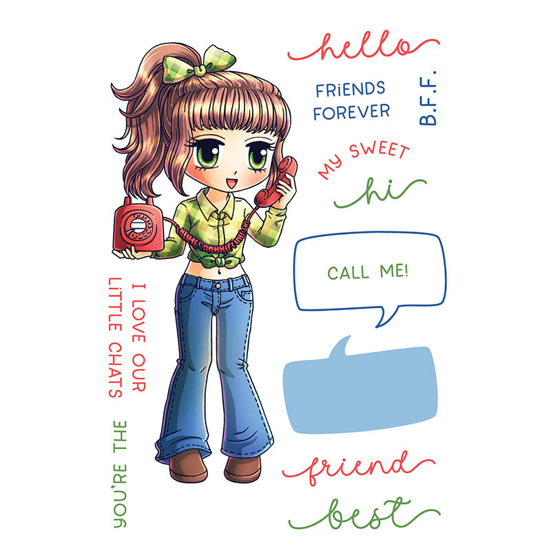 Art By Mi Ran - Stamp - Sweet Hello