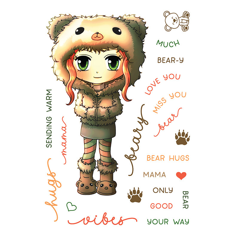 Art By Mi Ran - Stamp - Beary Sweet