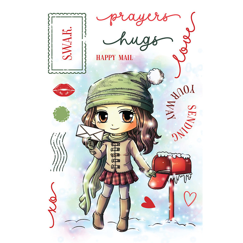 Art By Mi Ran - Stamp - Sending Love