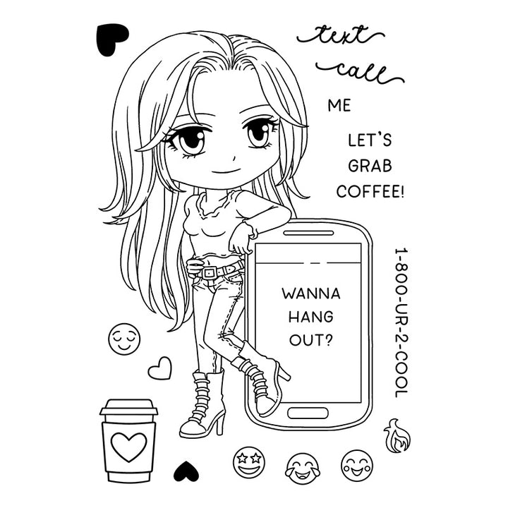 Art By Mi Ran - Stamp - Talkative Tracy