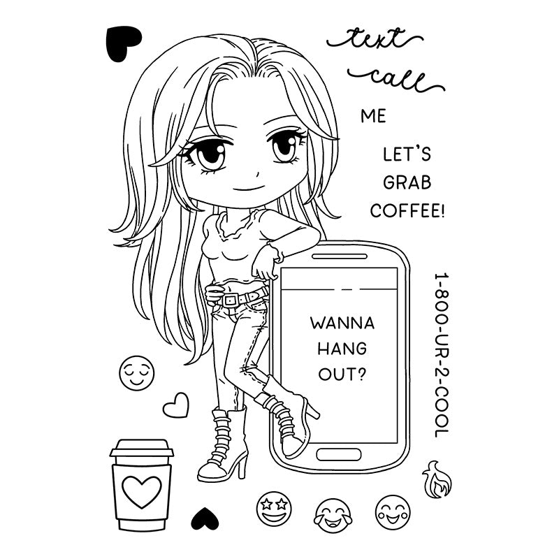 Art By Mi Ran - Stamp - Talkative Tracy